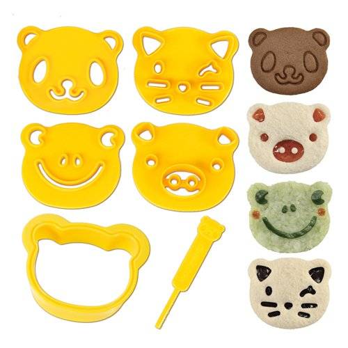CuteZcute Bento Sandwich Cutter and Pastry Stamp Kit