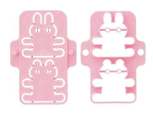 Japanese Bento Decoration Ham Cheese Cutter Rabbit and squrl