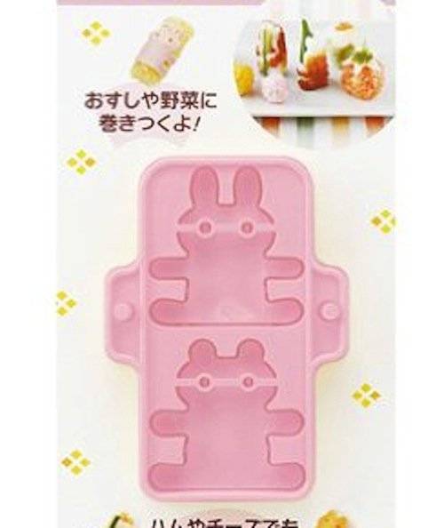 Japanese Bento Decoration Ham Cheese Cutter Rabbit and squrl