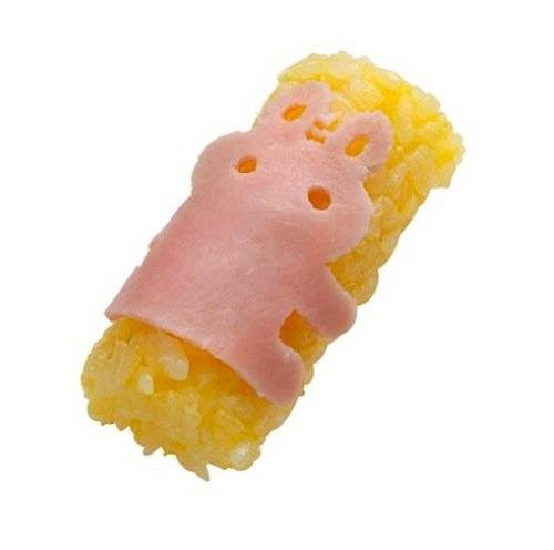 Japanese Bento Decoration Ham Cheese Cutter Rabbit and squrl