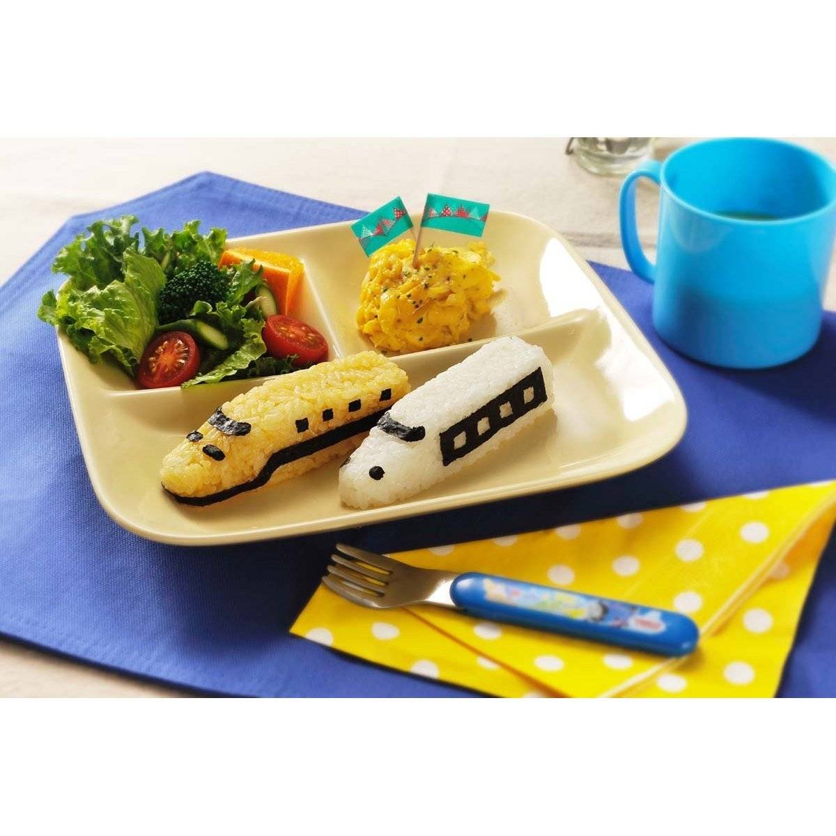3D Super Express Train Bento Rice Mold and Seaweed Nori Cutter Set