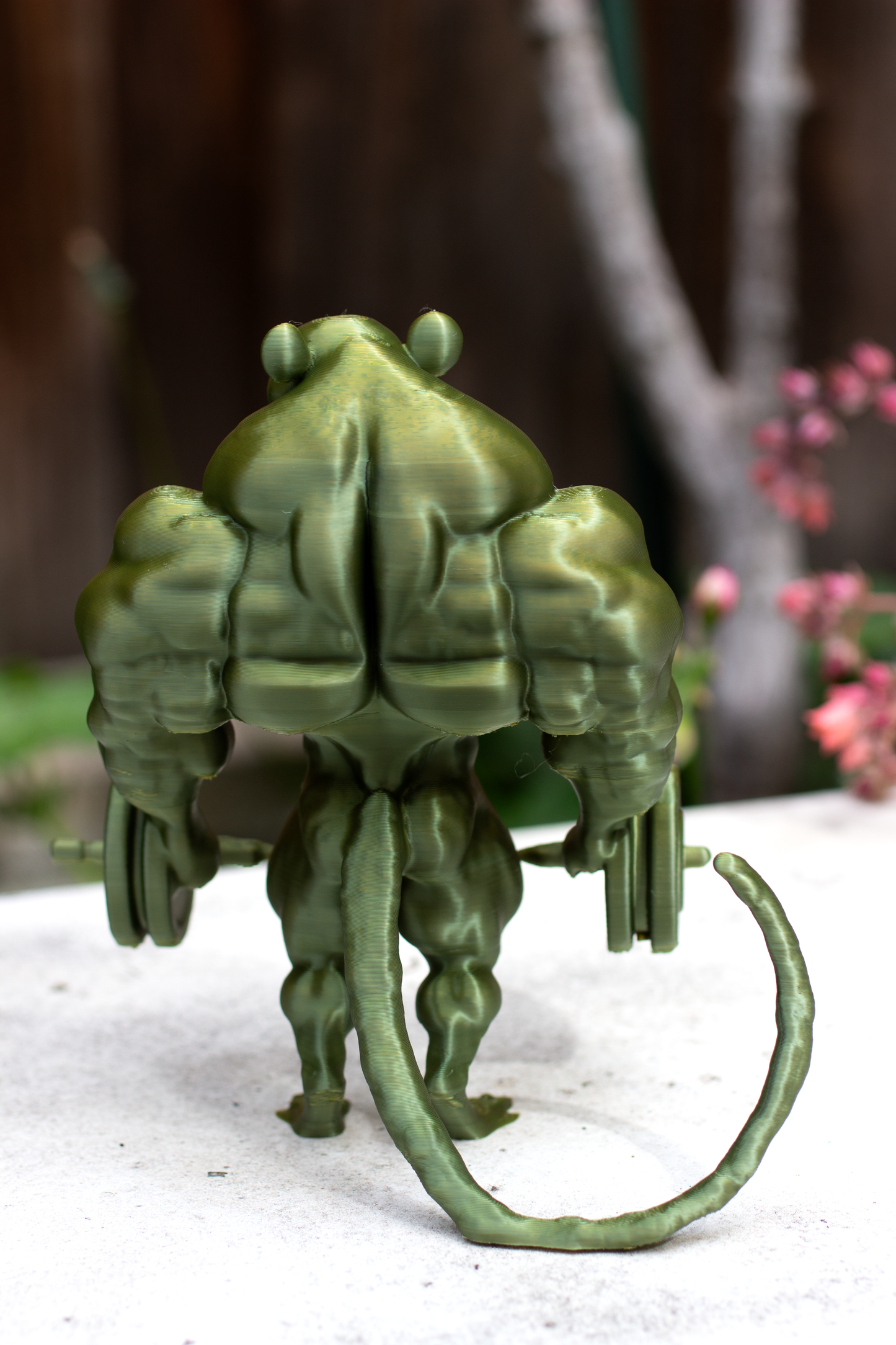 Weight Lifting Gym Rat Statue, Selfie-Ready Profile Picture, Workout Inspired Decor, Fitness Enthusiast Gift, Gym Art