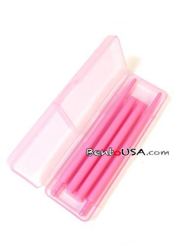 Japanese Bento Chopsticks with Case Portable Pink