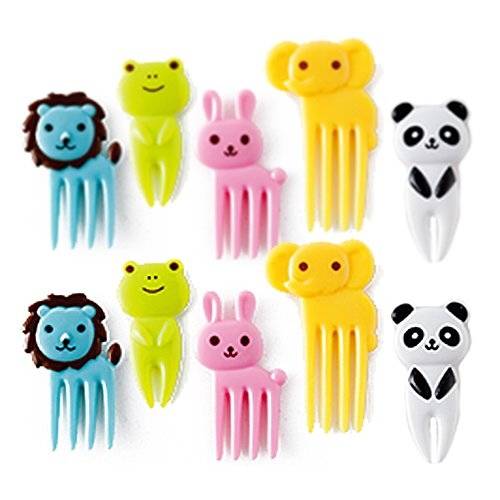 Japanese Bento Accessory Cute Food Pick Animal 10 pcs for Bento Box