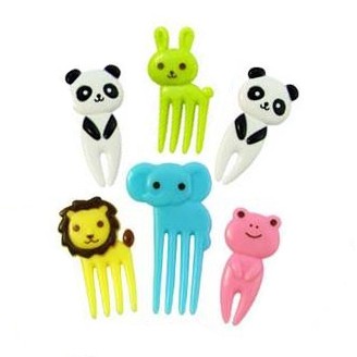 Japanese Bento Accessory Cute Food Pick Animal 10 pcs for Bento Box