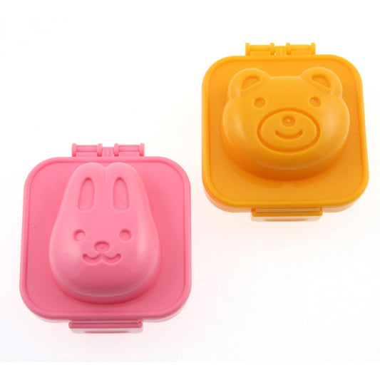 Hard Boiled Egg Mold Rabbit Bear for Bento Decoration