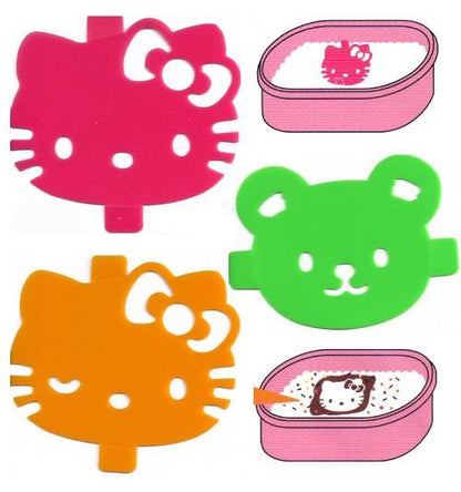 Japanese Bento Food Separator Sheet Seasoning Mold HELLO KITTY