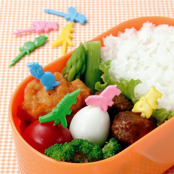 Japanese Bento Accessory Food Pick Cute Biting Animal 12 pcs