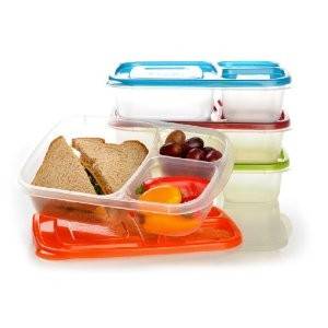 Easylunchboxes bento lunch box pack of 4