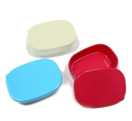 Microwavable Japanese Mini Food Sauce Container with Lid 3 Colors