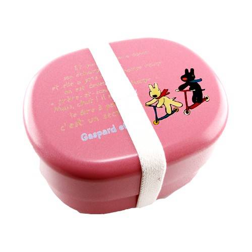 Japanese Gaspard et Lisa 2-tiers Bento Lunch Box