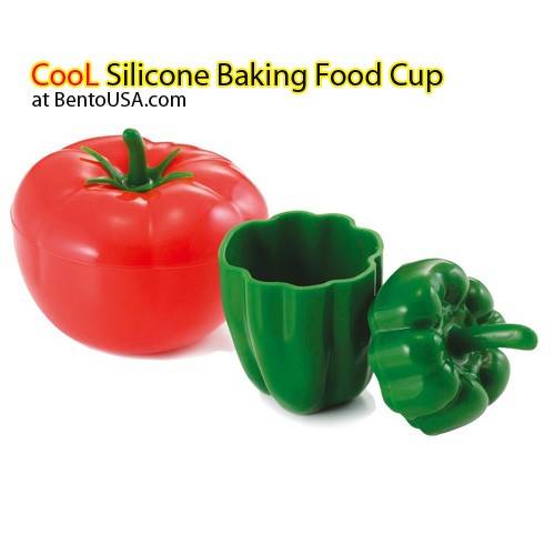 Microwavable Silicone Baking Food Cup with Lid for dressing