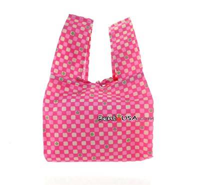 Japanese Bento Cloth Tote Bag for bento box lunch box - Pink Flower