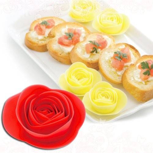 Silicon Cooking Red Rose set of 3