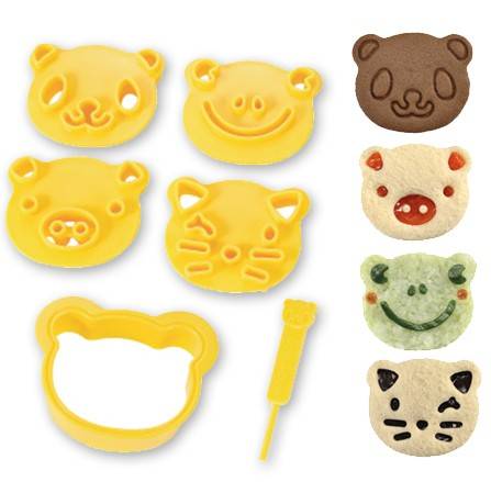 CuteZcute Bento Food Deco Cutter and Pastry Press Kit 