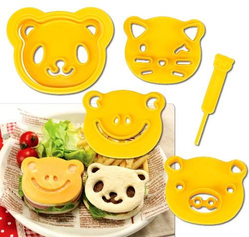 CuteZcute Bento Food Deco Cutter and Pastry Press Kit 