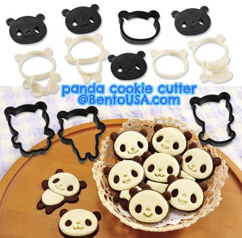 Bento Accessories Cookie Ham Cheese Cutter  Panda