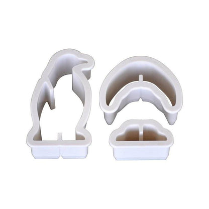 Japanese Bento Accessories Cookie Cutter Set 3D Penguin