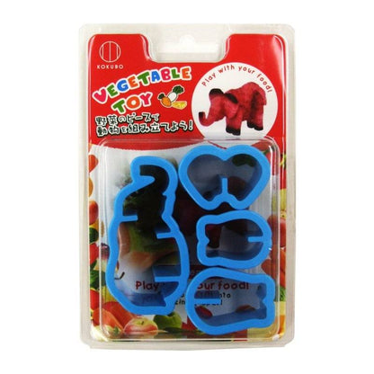 Japanese Bento Accessories Cookie Cutter Set 3D Elephant