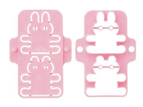 Japanese Bento Decoration Ham Cheese Cutter Rabbit and squrl 