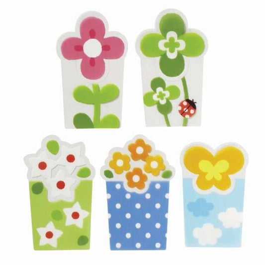 Microwavable Bento Baran Food Divider Sheet Set Flower