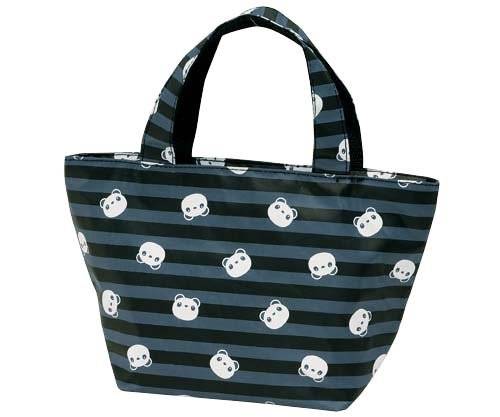 Bento Lunch Box Cloth Bag Panda Black