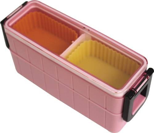 Section Bento Box Lunch Box Set Slim with Silicone Cups