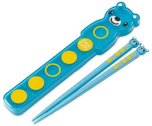 Japanese Bento Chopsticks with Case and Strap Bue Bear