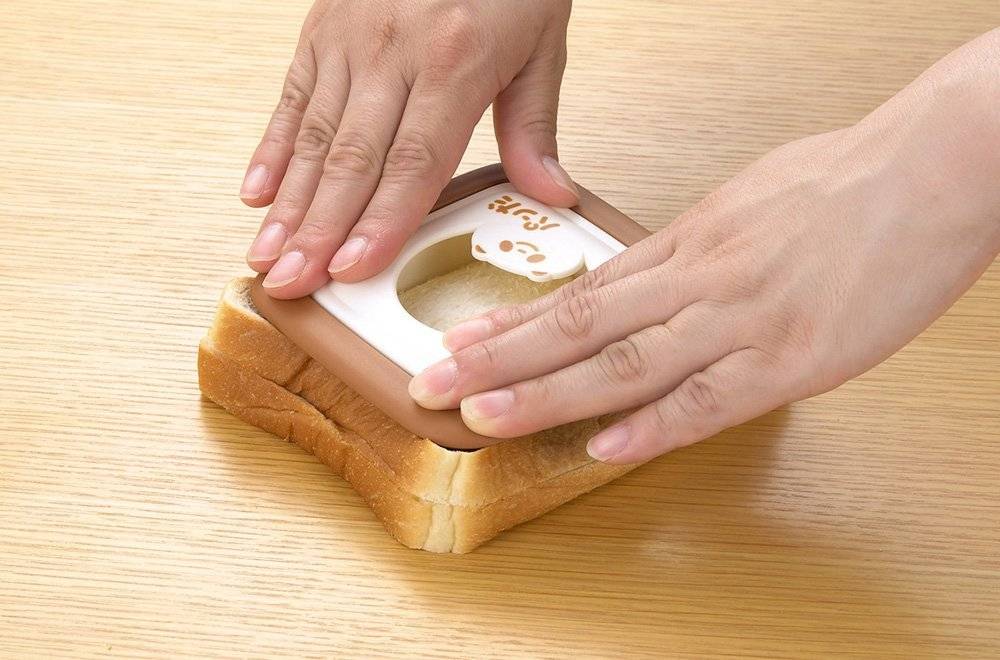 Japanese Bento Lunch Sandwich Cutter Sealed Square