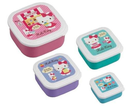 Microwavable Nested Container 3pcs Hello Kitty