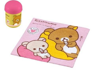 Portable Bento Oshibori Hand Towel Set with Rilakkuma