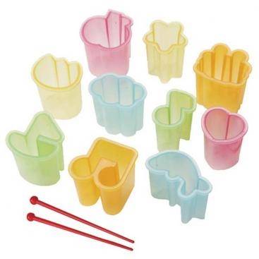 Japanese Bento Deco Ham Cheese Cutter Set 10 shapes