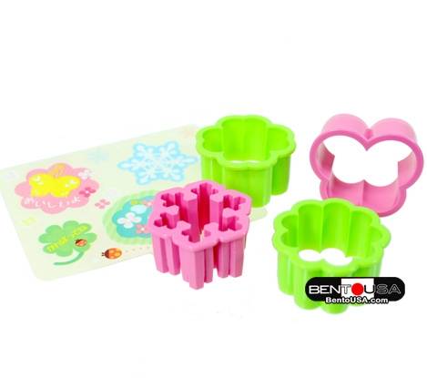 Japanese Bento Decoration Cutter Set with Baran Snowflake Butterfly