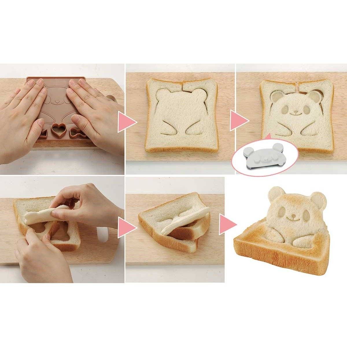 Japanese Bento Lunch  Deco Cutter Toast - Pan de Pop up