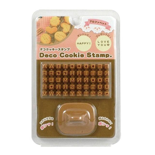 Alphabet  Deco Cookie And Fondant Stamp Set