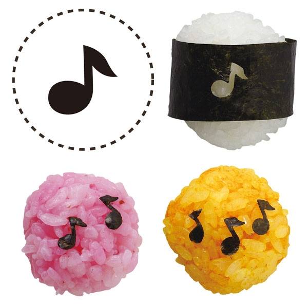 Japanese Bento Nori Puncher Seaweed Cutter Music Note