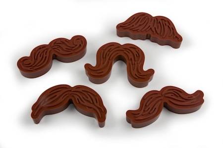 Mustache Cookie Cutter Stamp Set