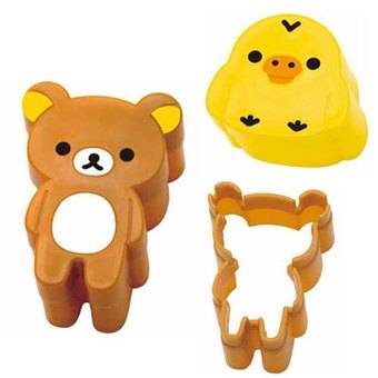 Japanese Bento Accessories Sandwich Cutter Rilakkuma Kiiroitori