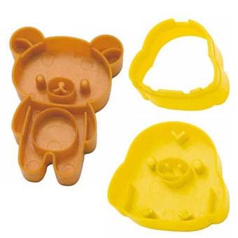 Japanese Bento Accessories Sandwich Cutter Rilakkuma Kiiroitori