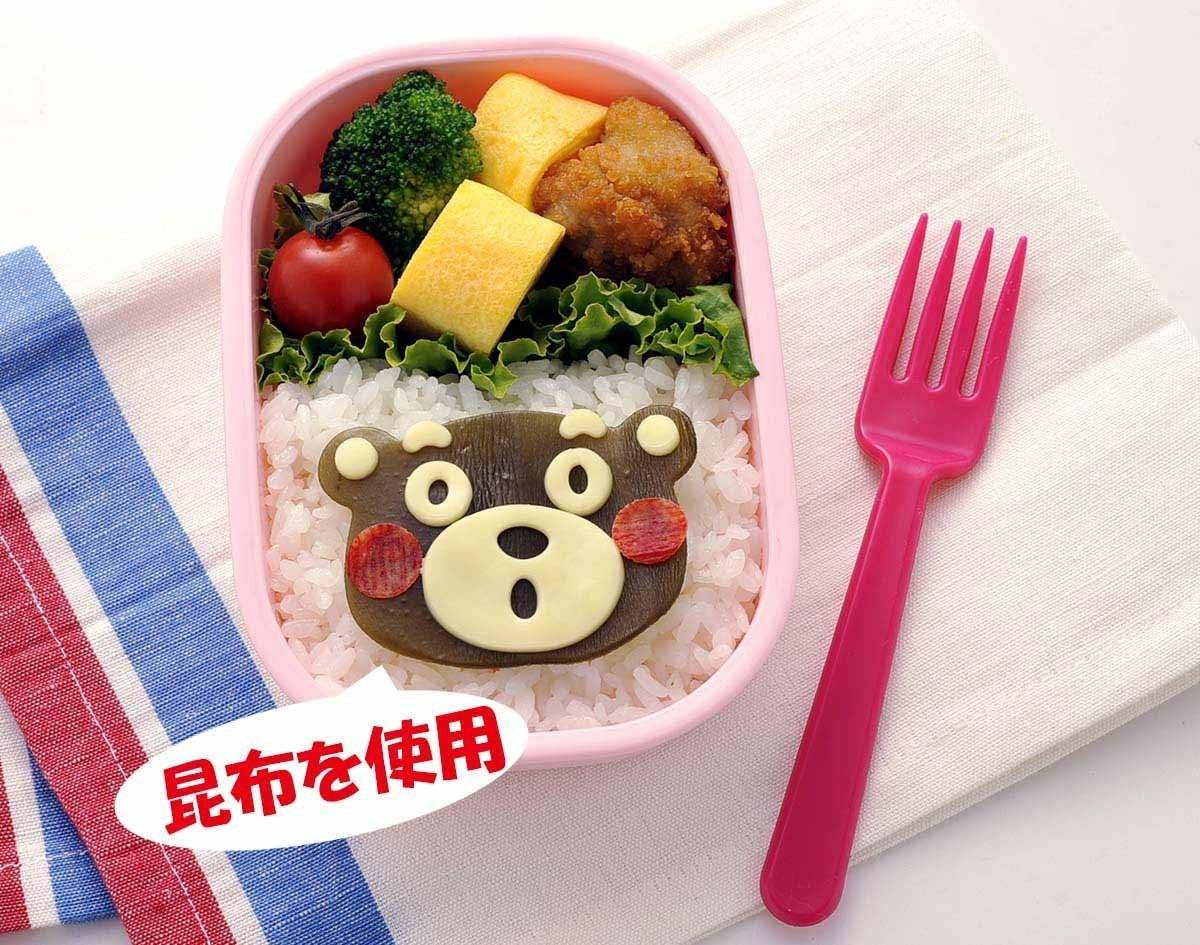 Japanese 3D Kumamon Bento Rice Mold and Seaweed Nori Cutter Set 