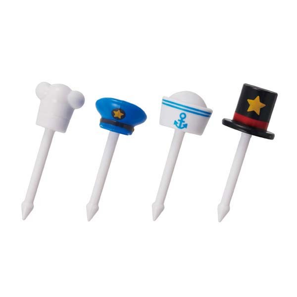 Japanese Bento Accessory Food Pick 3D Hat 8 pcs