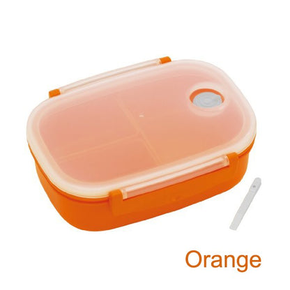 3 Sections Vacuum Airtight Bento Lunch Box 600ml