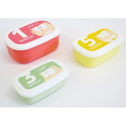 Microwavable 3 Nested Containers Bento Boxes Osomatsu