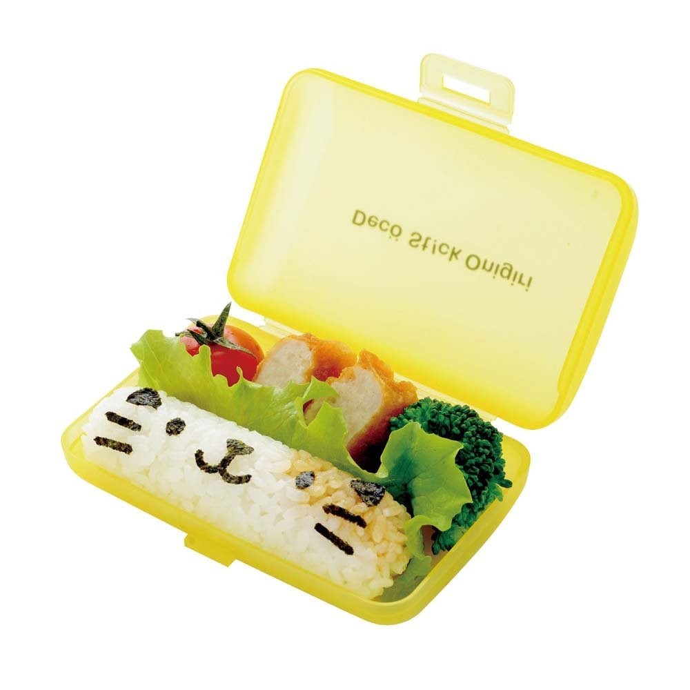 Long Rice Ball Mold and Animal Cheese Cutter Set with Case