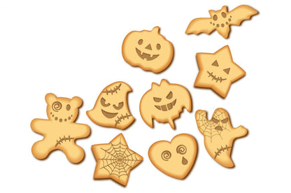 Fun Halloween Cookie Stamp set Fun Halloween Made in Japan