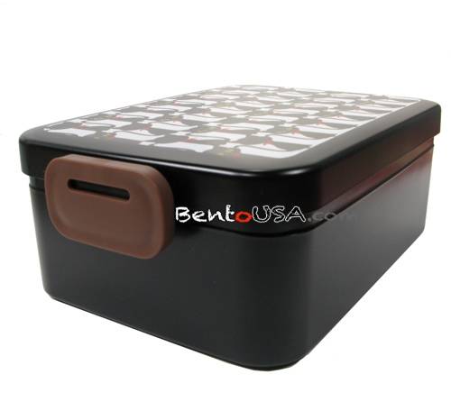 Sandwich Box Deep Bento Lunch Box Black Cat