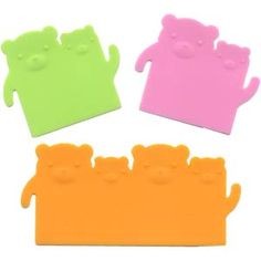 Japanese Bento Food Separator SILICONE Sheet REUSABLE Bear