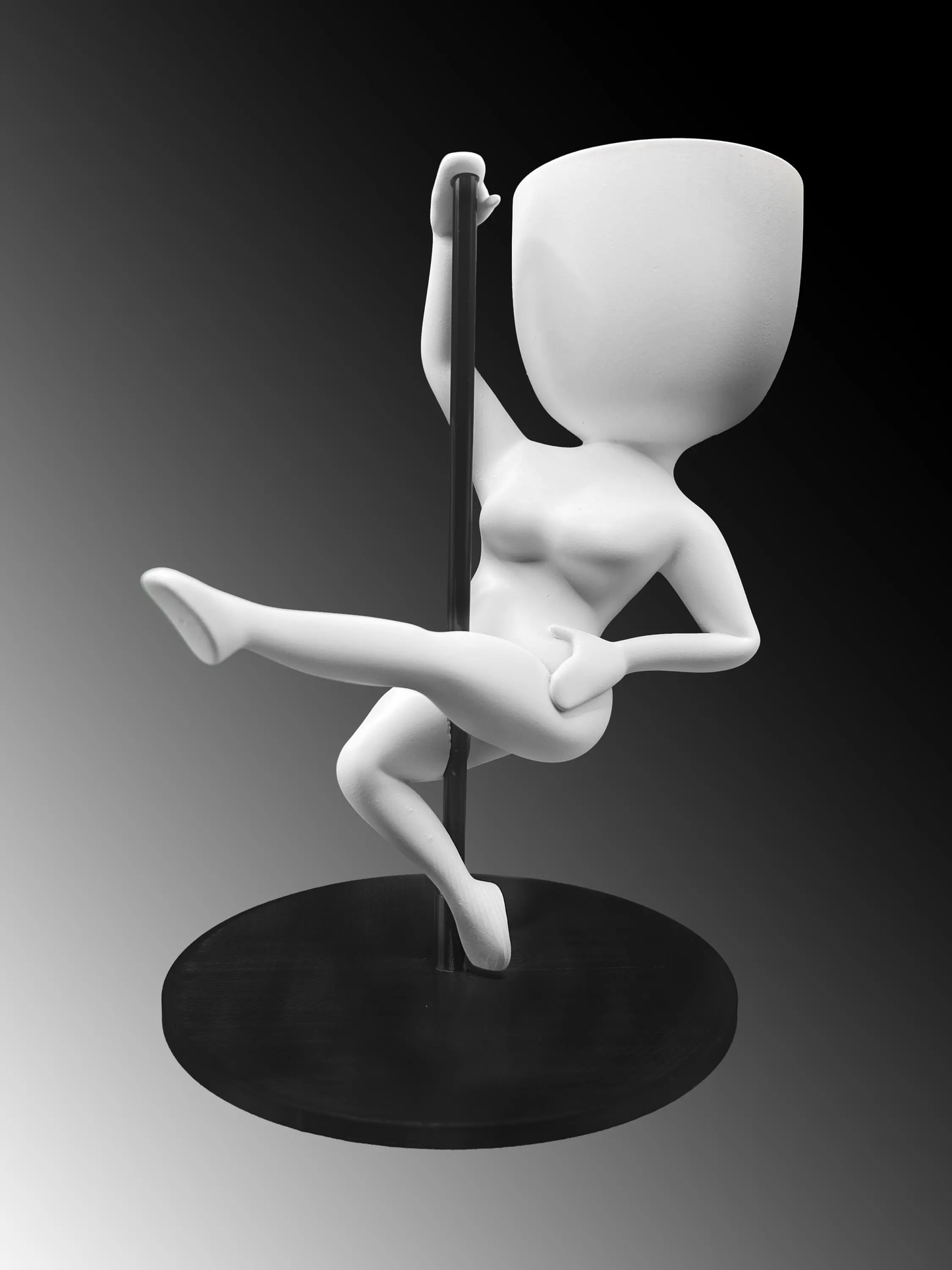 Pole Dancer succulent planter, Home Decor planter, modern planter, Pole Exercise, workout